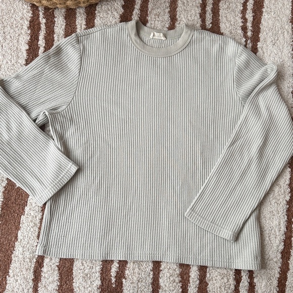 ADANOLA Cozy Waffle Knit Lounge Set - Picture 4 of 5